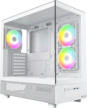 Корпус MONTECH XR, ATX, Midi-Tower, 2xUSB 3.0, USB Type-C, RGB подсветка, белый, без БП (XR WH)