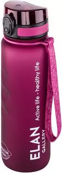 Бутылка Elan Gallery Style Matte для воды бургундия 1л