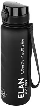 Бутылка Elan Gallery Style Matte для воды черная 1л