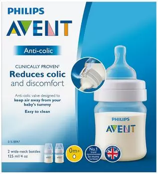 Бутылочка для кормления Philips Avent Anti-colic SCF810/27 2шт*125мл