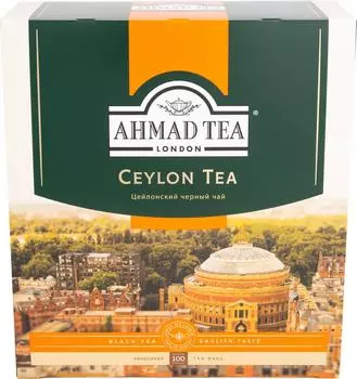 Чай черный Ahmad Tea Ceylon Tea 100*2г. Закажите онлайн!