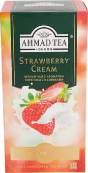 Чай черный Ahmad Tea Strawberry Cream 25*1.5г
