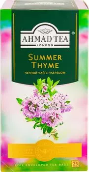 Чай черный Ahmad Tea Summer Thyme 25*1.5гс доставкой!