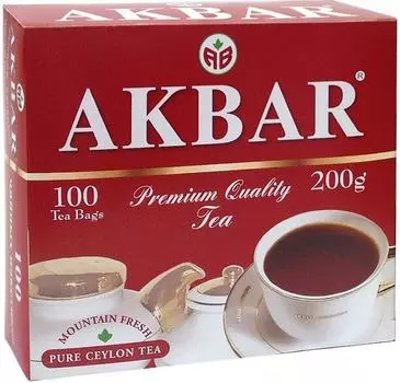 Чай черный Akbar Mountain Fresh 100*2г. Закажите онлайн!