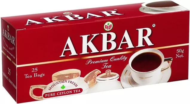 Чай черный Akbar Mountain Fresh 25*2г. Закажите онлайн!