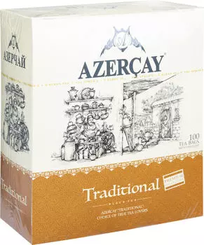 Чай черный Азерчай Традиционный 100*1.6г