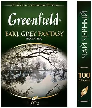 Чай черный Greenfield Earl Grey Fantasy 100гс доставкой!