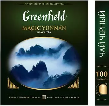 Чай черный Greenfield Magic Yunnan 100*2гс доставкой!