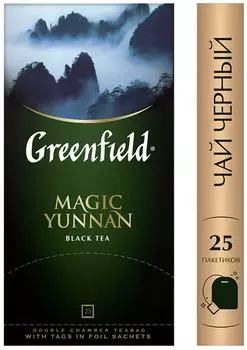 Чай черный Greenfield Magic Yunnan 25*2гс доставкой!