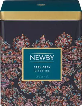 Чай черный Newby Эрл Грей 125г - Vprok.ru Перекрёсток