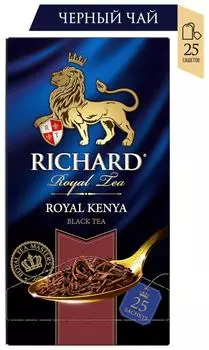 Чай черный Richard Royal Kenya 25*2г. Доставим до двери!