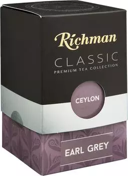 Чай черный Richman Orange Pekoe с ароматом бергамота 100г