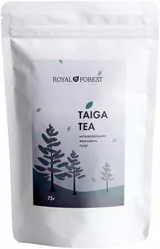 Чай черный Royal Forest Таежный с женьшенем 75г