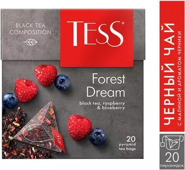 Чай черный Tess Forest Dream 20*1.8г. Доставим до двери!
