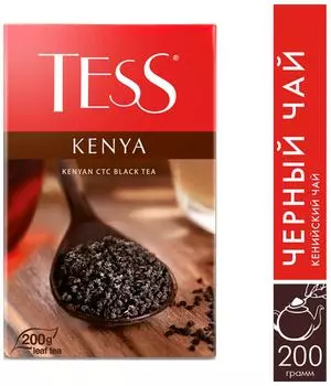Чай черный Tess Kenya 200г - Vprok.ru Перекрёсток