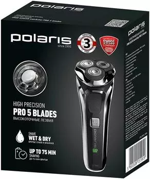 Бритва электрическая Polaris Wet&amp;dry Pro 5 Blades PMR 0305R