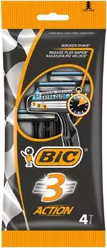 Бритва Bic 3 Action одноразовая 4шт