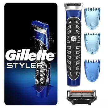 Бритва Gillette Fusion Proglide Styler 3в1 со сменной кассетой и 3 насадки