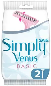 Бритва Gillette Simply Venus 3 одноразовая женская 2шт