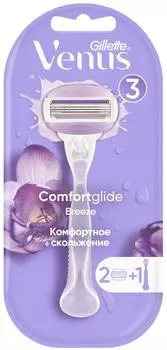 Бритва Gillette Venus Breeze со сменными кассетами 1шт+2 кассеты