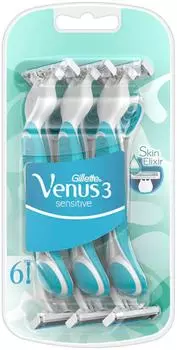 Бритвы Gillette Venus 3 Sensitive Dispo одноразовые 6шт