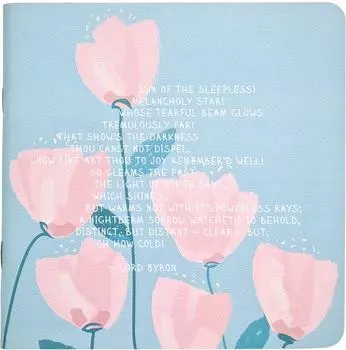 Блокнот Be Smart Pastel Розовые цветы 17*17см 40л