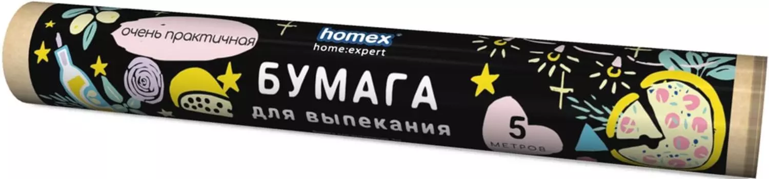 Бумага для выпекания Homex home:expert Очень Практичная 28см*5м