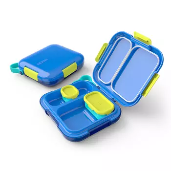 Ланч-бокс neat bento голубой (zonca) голубой 23x6x21 см.