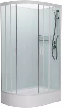 Душевая кабина 120x80x215 см Frank F412/1R White 130009 прозрачное