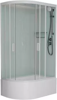 Душевая кабина 120x80x220 см Frank F412/2R White 137009 прозрачное