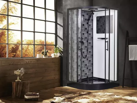 Душевая кабина 80x80x210 см Esbano Elegancia ESB-80 CR прозрачное