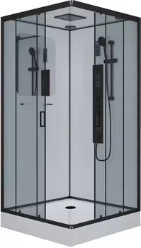 Душевая кабина 90x90x210 см Niagara NG-6901-01GQBLACK тонированное
