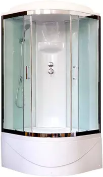 Душевая кабина 90x90x217 см Royal Bath RB90BK6-WT-CH прозрачное