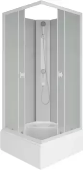 Душевая кабина 90x90x195 см Niagara P90/26Q/MT/BK матовое