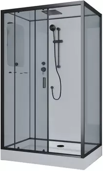 Душевая кабина 120x80x210 см Niagara NG-6912-01QLBLACK тонированное