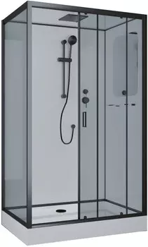 Душевая кабина 120x80x210 см Niagara NG-6912-01QRBLACK тонированное