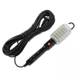 Светильник переносной светодиодн.luazon Lighting с выключателем, 12 Вт, 25 Led, 15м, черный