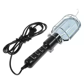 Светильник переносной светодиодный Luazon Lighting с выключателем, 10вт, 24led, 3 м, черный
