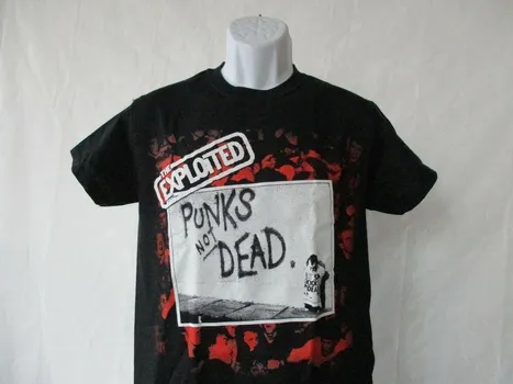 Футболка унисекс Exploited Punks Not Dead Band Concert S