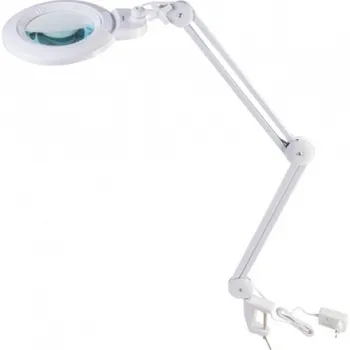 Лупа с подсветкой Veber 8608D 3D/5D 3 дптр, 5 дптр, 150 мм, на струбцине (25585)