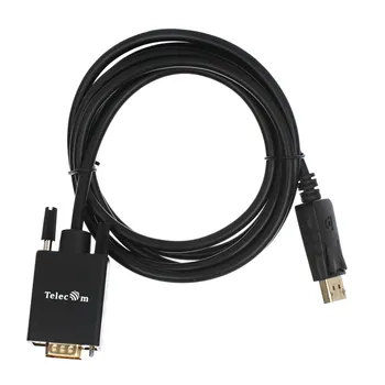 Кабель DisplayPort(20M)-VGA(15M), экранированный, 1.8 м Telecom (TA669-1.8M)