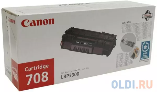 Картридж Canon 708 2500стр Черный