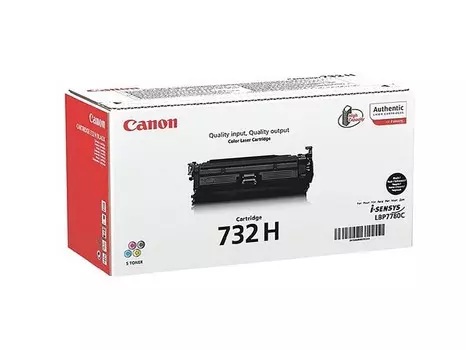 Картридж Canon 732Bk H для принтеров LBP7780Cx. Чёрный. 12000 страниц