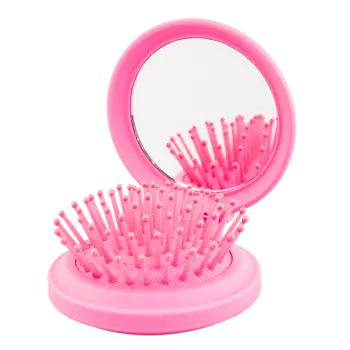 Щетка для волос LADY PINK BASIC bright массажная мини круглая soft touch
