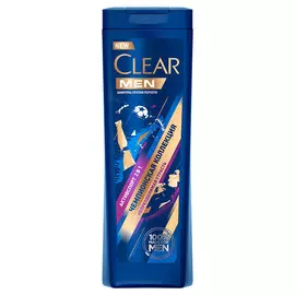 Шампунь для волос CLEAR MEN АКТИВСПОРТ 2 в 1 против перхоти 400 мл