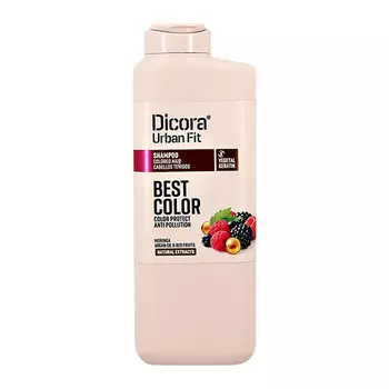 Шампунь для волос DICORA URBAN FIT с аргановым маслом и экстрактами ягод для защиты цвета 400 мл