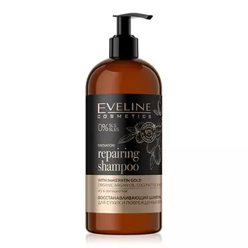 Шампунь для волос EVELINE ORGANIC восстанавливающий для сухих и поврежденных волос 500 мл