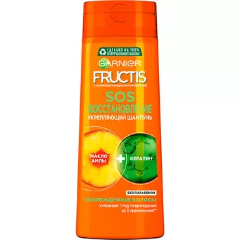 Шампунь для волос GARNIER FRUCTIS SOS ВОССТАНОВЛЕНИЕ укрепляющий 400 мл