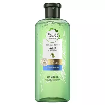 Шампунь для волос HERBAL ESSENCES алоэ и бамбук укрепление и увлажнение без сульфатов 380 мл