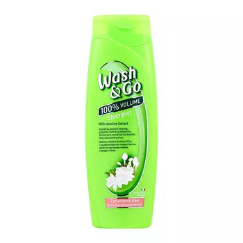 Шампунь для волос WASH &amp; GO с экстрактом жасмина для нормальных волос 400 мл